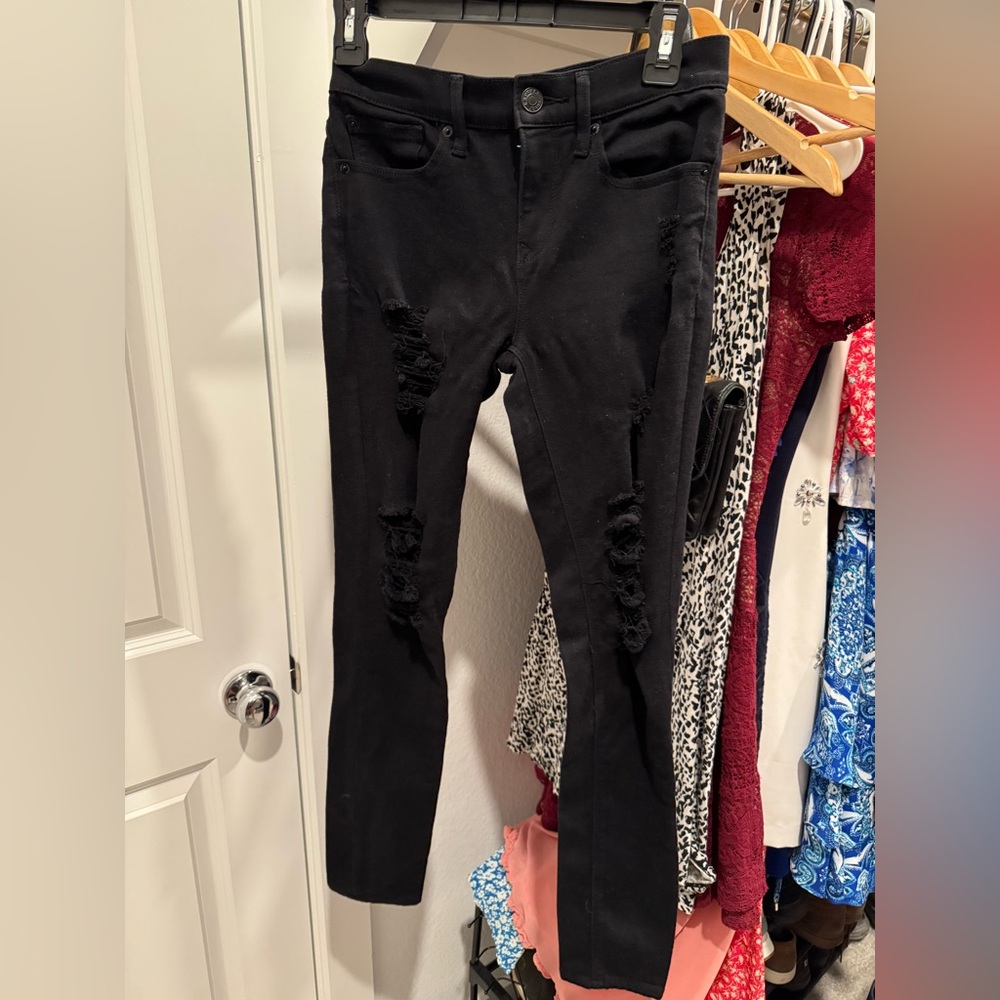 Express Black Denim Jeans